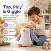 Ours et lapin en peluche interactifs IA personnalisables, jouet robot avec barrière de sécurité, conforme à la RGPD, compagnon audio intelligent pour les 5-7 ans
