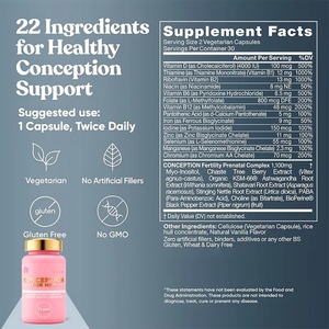 Fabricante de Suplementos para la Fertilidad de Marca Privada OEM/ODM, Cápsulas para el Equilibrio Hormonal y Ciclos Regulares, Alimentos Saludables - Product Image 2