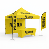 Carpa Personalizable de Tamaño Personalizado para Eventos al Aire Libre, Fiestas, Bodas, Publicidad, Gazebo, Toldo, Carpa para Ferias Comerciales, Impermeable y con Protección UV