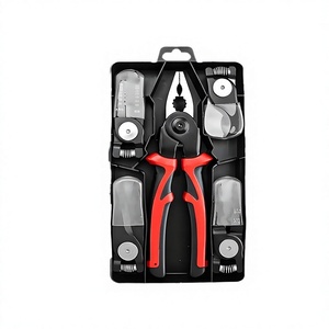 5 in 1 Multifunction Wire <b>Stripping</b> Pliers Bent <b>Nose</b> Wire Cutter Stripper Smooth Jaw Electrician Tool - Product Image 4