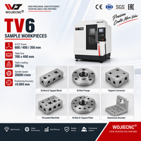 Centre d'usinage CNC 3 axes TV6 efficace avec magazine d'outils 16T pour boîtiers et cadres intermédiaires d'électronique 3C