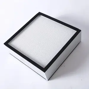 High Efficiency Customized H13 H14 Synthetic Fiber Honeycomb Aluminium Frame Deep Pleat Box HEPA Air Filter