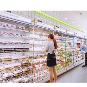 Frigorifero Verticale Espositore Refrigeratore Aperto per Bevande, Verdure e Frutta - Product Image 5