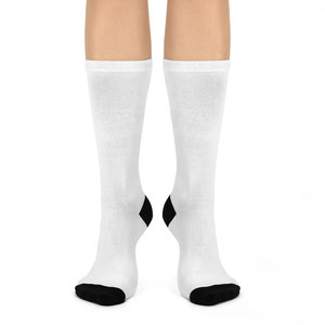 Chaussettes Athlétiques Unisexe Personnalisables Respirantes et Extensibles à Couleurs Contrastées pour Hommes et Femmes – Qualité Supérieure, Logo Personnalisé, Vente en Gros - Product Image 2