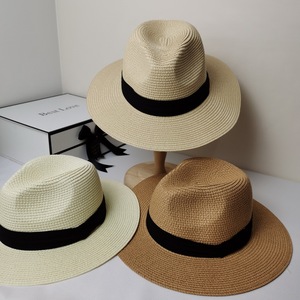 2025 papier paille <span class=keywords><strong>Panama</strong></span> <span class=keywords><strong>chapeau</strong></span> large bord ruban impression <span class=keywords><strong>chapeau</strong></span> de paille mexique Sombreros été plage soleil <span class=keywords><strong>chapeau</strong></span> de paille - Product Image 5