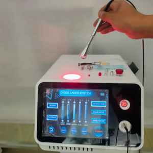 Laser trattamento dentale dei tessuti molli sbiancamento dei denti cura orale doppia onda 980nm 1470nm modalità di taglio diodo fibra ottica - Product Image 1