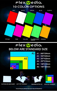 แผ่นเรืองแสงไฟฟ้า A4 A0ความสว่างสูง A3 A2 A1ขนาด A5จำหน่ายโดยตรงจากโรงงาน - Product Image 5