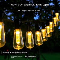 Guirlandes lumineuses solaires LED transfrontalières en forme de papaye, étanches, avec télécommande, indice IP65, pour le camping et l'ambiance extérieure