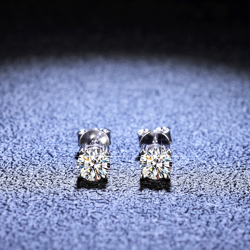 S925 Sterling Silver 5mm 0 5ct