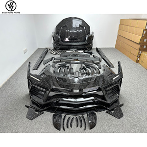 Kit carrosserie MSY Style en fibre de carbone forgée à sec, finition brillante, tissage sergé, pour Lamborghini URUS (Génération III) - Capot, pare-chocs, spoiler, ailes, jupes latérales - Product Image 3