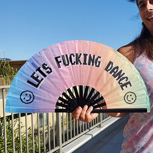 Eventails Madera Evantail Bambou Boda Abanico de mano plegable Grandes Abanicos personalizados-Chinos-Abanico de papel Barat - Product Image 4