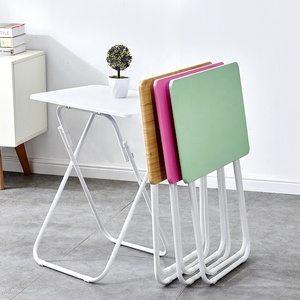 Portable Folding Small Desk <strong>Computer</strong> <strong>Table</strong> Modern <strong>Simple</strong> Long <strong>Table</strong> Leisure Stall <strong>Table</strong> and Chairs - Product Image 6