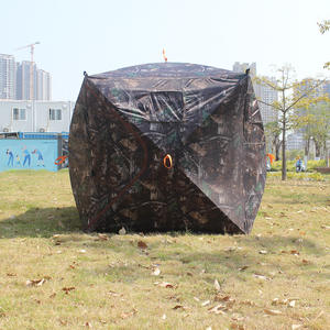 Oxford kumaş kamuflaj ördek zemin geyik düzeni sandalye ile tek yönlü alan köpek kör dişli avcılık için şişme çadır - Product Image 2