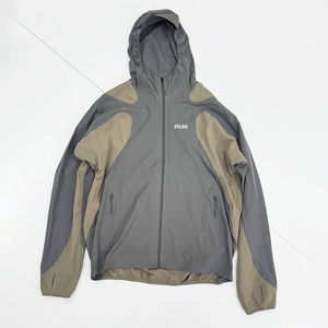 Chaqueta de nailon impermeable con capucha y cremallera para hombre, de alta calidad, cortavientos, diseño personalizado. - Product Image 1