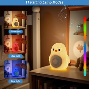 Nouvelle machine à <span class=keywords><strong>bruit</strong></span> blanc pour bébé avec lampe de veilleuse, fonctions d'enregistrement et d'entraînement au sommeil, sons apaisants et aide au sommeil - Product Image 5