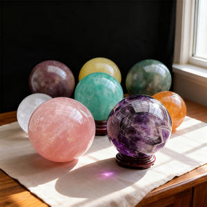 Ural aturaHealing oliolished ARGE Ink ryose rytallper Asper Stone emstone Lear uartz here phere eeode todos para la ecoración - Product Image 2