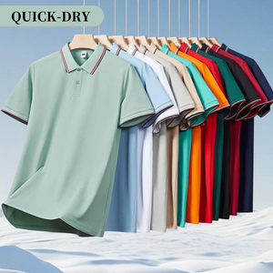 Ropa de Golf para Hombre OEM, Talla Grande, Corte Regular, Lisa, de Alta Calidad, Mezcla de Algodón, Personalizada con Logotipo Bordado - Product Image 4