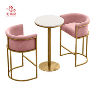 Chaise de bar tabouret chaise de bureau avant bar nordique ménage tabouret haut chaise de bar