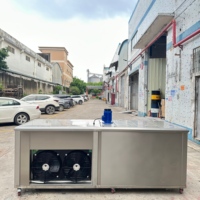 Machine à glace en blocs industrielle 1000 kg/24h, automatique, fabriqueur de blocs de 10 kg, acier inoxydable commercial, 220V/380V, 80 kg, haute productivité