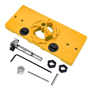 Plantilla de perforación de 35 mm para bisagras de puertas, herramienta de carpintería DIY - Product Image 1