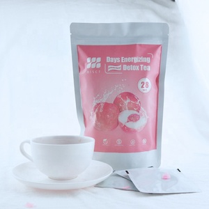 Tè Detox Biologico alle Erbe per <span class=keywords><strong>Dimagrire</strong></span> Gusto Pesca 28 Giorni Etichetta Privata Bevanda Quotidiana Energizzante Brucia Grassi per Adulti a Basso Contenuto di Grassi - Product Image 3