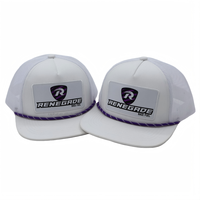 Casquette Snapback Unisexe de Haute Qualité avec Bordure Gravée Personnalisée, Broderie, Maille, Casquettes de Camionneur pour Fête, Voyage, Extérieur, Casquette Hiphop