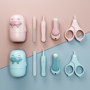 Nouveaux produits pour bébé 2024 ensemble de manucure pour ongles nouveau-né enfants mignon polisseur à ongles bébé Kit de soin des ongles Cutter - Product Image 5