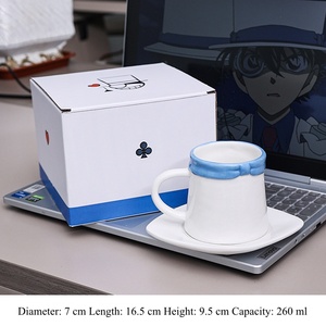 Mug Keramik Anime Luffy Topi Jerami, Cangkir Kopi Kreatif dan Set Piring, Kerajinan Lainnya Grosir - Product Image 6