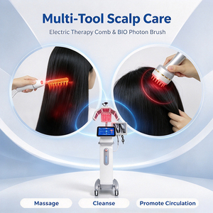 Máquina Láser Portátil para el Crecimiento del Cabello con Juego Completo de Accesorios, Detector de Cuero Cabelludo, Pistola Rociadora, Cepillo de Fotones y Peine Eléctrico - Product Image 3