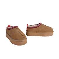 Bottes de neige chaudes et confortables en EVA à plateforme haute pour l'automne et l'hiver, antidérapantes, avec doublure en fausse fourrure pour femmes