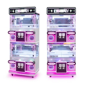 Hengbi Distributeur de jouets <span class=keywords><strong>en</strong></span> peluche transparent à monnayeur, machine à grue à prix, construction métallique, garantie 1 an, 110/220V, WiFi <span class=keywords><strong>espagnol</strong></span> - Product Image 3