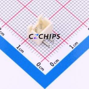 ZX-XH2.54-2PWZ-GW Wire-to-Board Pin Header Bent Lead Through Hole,P=2.5mm Connector 1x2P 2.5mm Right Angle Insert XH - Product Image 1