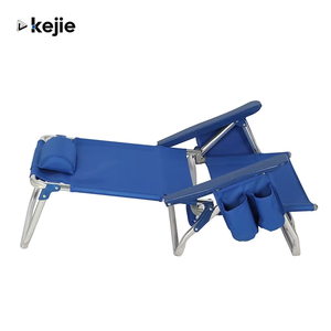 Kejie Modern Outdoor Aluminum Lightweight <b>Backpack</b> Portable Folding Beach Chair <b>Cooler</b> 120kg Load Capacity Custom Logo - Product Image 1