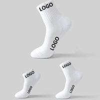 Chaussettes hautes personnalisées de haute qualité pour l'été, antibactériennes, respirantes, design tendance pour hommes et femmes