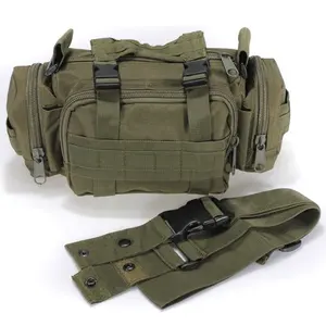 กระเป๋าปฐมพยาบาลแบบกำหนดเอง,กระเป๋าปฐมพยาบาลกลางแจ้งกระเป๋า EMT กระเป๋าสีเขียวทหารกลางแจ้ง