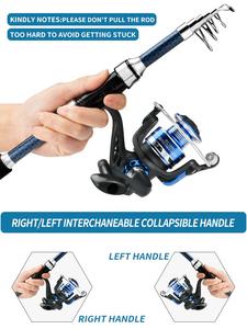 Excellent Prix <span class=keywords><strong>Débutant</strong></span> <span class=keywords><strong>Mer</strong></span> Canne À Pêche Ensemble Longue Coulée Moulinet Appât Sac Carpe <span class=keywords><strong>Mer</strong></span> Canne Équipement <span class=keywords><strong>De</strong></span> Pêche Combinaison - Product Image 6