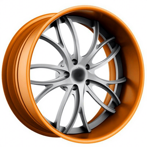 Jantes de voiture forgées <span class=keywords><strong>2</strong></span> ou 3 pièces, finition chrome doré, à déport profond, 20, 22, 24, 26 pouces, pour camionnettes et voitures, compatibles Oldsmobile, Jeep Gladiator, GMC, RAM - Product Image 5