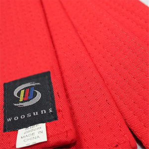 Woosung Custom Taekwondo bordado Campeonato <span class=keywords><strong>amarillo</strong></span> <span class=keywords><strong>Karate</strong></span> cinturones 5cm - Product Image 4