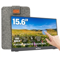 Monitor Gaming Layar Sentuh Kecil Monitor Portabel 1080P Multifungsi Ekstensi Layar Laptop Portabel