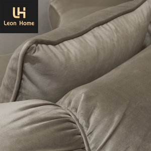 Boca Luxury Home Furniture Living Room Designs European Nubuck Fabric 1 <strong>2</strong> <strong>3</strong> Seater C Shape Sofa Set Furniture Living Room Sofa - Product Image 5