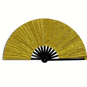 Abanicos de Kung Fu Grandes con Mango de Bambú, Abanico de Mano Grande para Fiestas y Eventos, en Oferta - Product Image 4