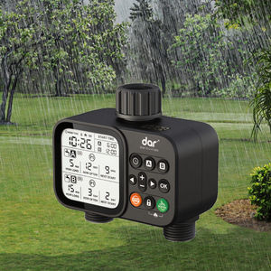 Programmateur d'arrosage extérieur en plastique avec retardateur de pluie, système d'arrosage automatique pour tuyau d'arrosage, pelouse, <span class=keywords><strong>piscine</strong></span> et 2 prises - Product Image 3