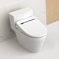 Télécommande sans fil stérilisation automatique Turbine d'eau chaude nettoyage siège de toilette
