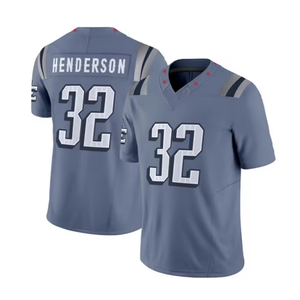 커스텀로고 뉴잉글랜드 라이벌리 풋볼 저지 0 크리스찬 곤잘레즈 10 드레이크 메이 통기성 및 수분 흡수 100% 폴리에스터 - Product Image 3