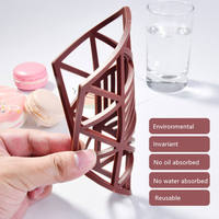 Table isolation thermique cuisine porte-gobelet personnalisé Silicone vin caoutchouc boisson café bière tasse tapis thé sous-verre pour boisson tasse