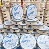 Blue Logo Printing 6 Inch Silk Printing Wholesale Wedding Tambourine Musical Instrument World Musical Hand Drum Price