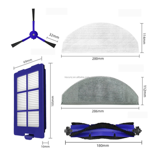 Filtro Hepe para Aspiradora Robótica <span class=keywords><strong>Anker</strong></span> Eufy RoboVac X8 Hybrid, Accesorios de Repuesto, Cepillo Principal/Lateral, Paño de Limpieza, Repuestos - Product Image 2