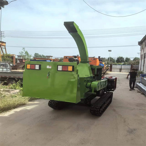Tự hành theo dõi gỗ chipper được thiết kế đặc biệt cho rơm và vật liệu thức ăn cứng được trang bị với một Đơn vị điều khiển động cơ - Product Image 3