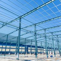 Atelier et entrepôt à structure en acier bien entretenus, faciles à contrôler et à entretenir quotidiennement