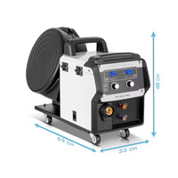 Postes à souder MIG MAG MMA à impulsions simples/doubles 220/400V, machine à souder triphasée pour aluminium et acier Stahl Werk MIG500DP